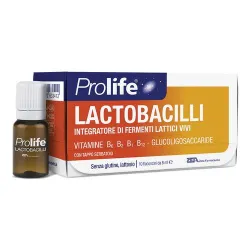 Prolife Lactobacilli Integratore Alimentare di Fermenti Lattici 10 Flaconcini